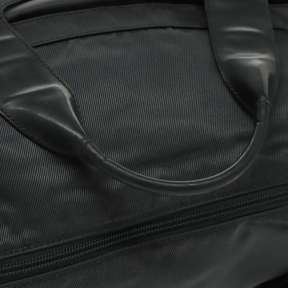 GUCCI Boston Bag Nylon Enamel 2way Gray Auth ti2188 - Picture 9 of 16